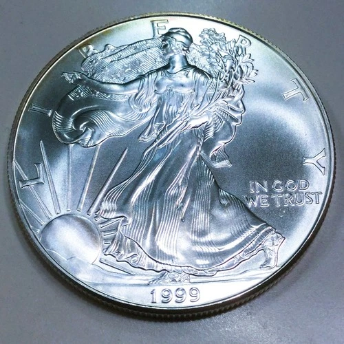 1999 1 oz American Silver Eagle .999 Silver Beautiful Uncirculated Coin