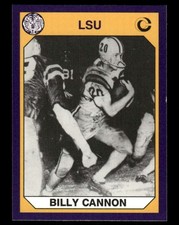 1990 Collegiate Collection LSU Tigers 7 Billy Cannon Istrouma HS BXCP59