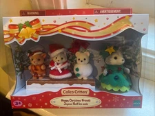 Calico Critters Happy Christmas Friends Set