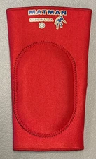New One Matman Wrestling Knee Pad, Red Reversing To Black, Adult ExtraSmall