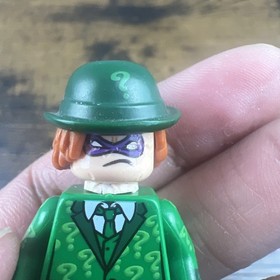 Lego Riddler Minifigure 70903 sh0334 DC Super Heroes Batman CMF Lot Rare Retired