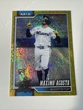 2026 Topps Series 1 - Maximo Acosta #172 Yellow HoloFoil Sp /399 Rookie Marlins
