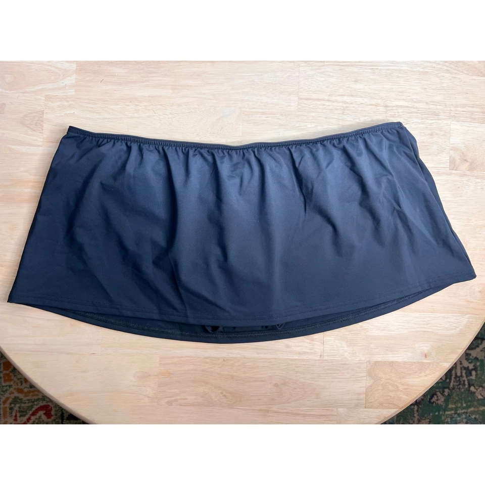 Calvin Klein Swimwear Pull On Low Rise Micro Skirt Black Women's Size XL NWT - Image 4 of 4