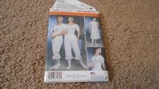 SIMPLICITY-1139MISSES AUTHENTIC CIVIL WAR UNDERGARMENTS SZ 14-20 UNCUT / FF