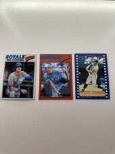 2026 Topps Heritage KC Royals Lot of 3 Brett Lugo Yastrzemski Chrome Insert Red