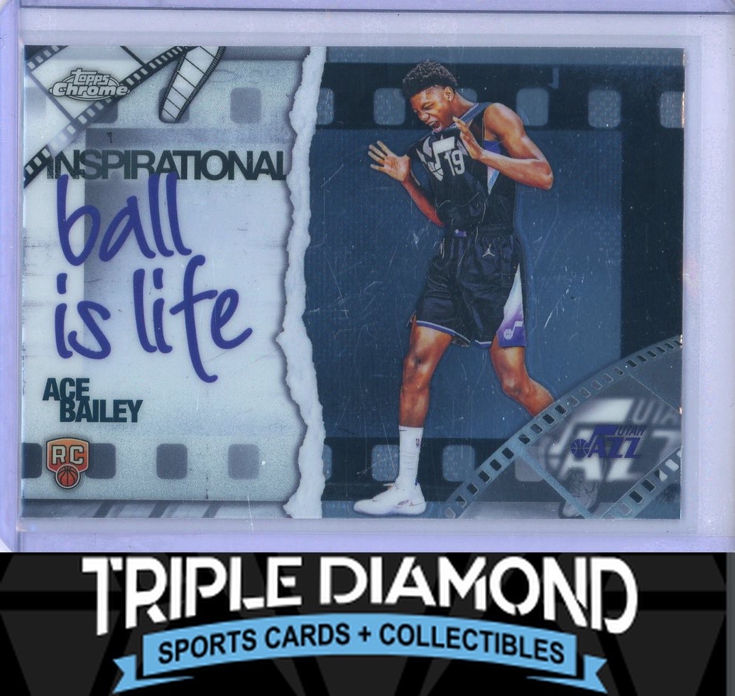 2025-26 Topps Chrome Ace Bailey Inspirational Rookie RC Jazz U688
