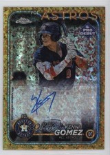 2024 Pro Debut Chrome Gold Mini-Diamond Refractor 5/50 Kenni Gomez Auto 0w3