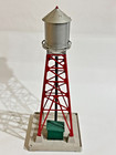 LIONEL POSTWAR NICE 193 SILVER WATER TOWER W/ RED STRUCTURE UNCRACKED RAILING LF — photo 4