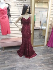 Long Evening Prom Bridesmaid Dress Formal Ball Gowns Womens Wedding New Red