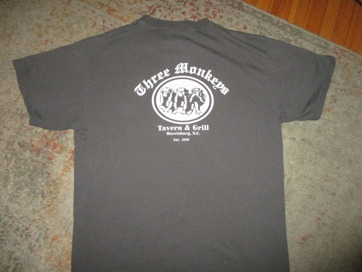 Three monkeys top t shirt