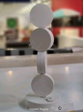 IKEA STR LA LED Decorative Table Window Lamp Battery White Stacked Circles 8.5"