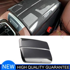 Fit For BMW X7 G07 2019-2022 Carbon Fiber Car Armrest Box Cover Trim Protector