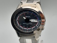 SEIKO ALBA AKA V743-5A10 Quartz 42mm Men's Watch JAPAN Vintage