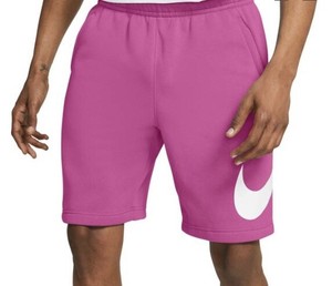 nike club shorts pink