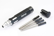 Fastrax Interchangable Hex Driver Set with 1.5mm, 2mm, 2.5mm and 3mm Bits.
