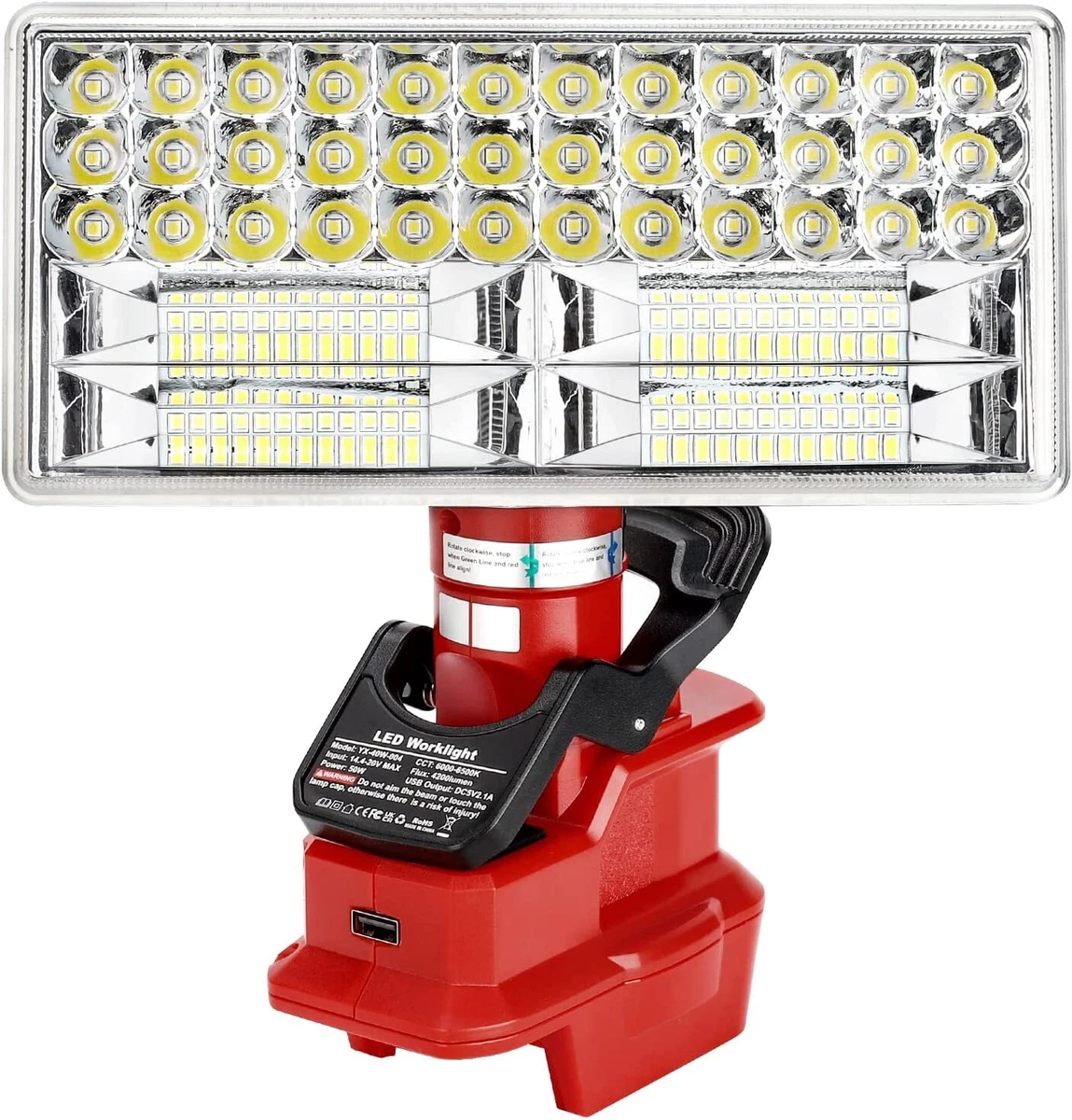 Milwaukee battery 2025 powered work light