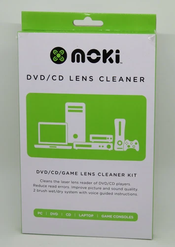 CD/DVD Player Head CLEANER Kit NEW cleaning disk disc lens laser game movie Moki - Picture 3 of 3
