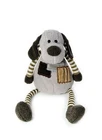 Mousehouse Adorable 30cm Puppy Dog Soft Toy with Striped Arms and Legs