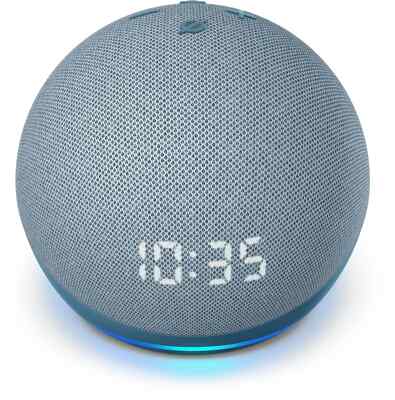 Amazon Echo Dot 4th Gen 2020 Smart Speaker with CLOCK Alexa WiFi