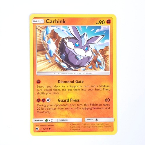 【キム】ポケモンカード Carbink 143/214 Pokemon SM - Lost Thunder Uncommon NM | eBay