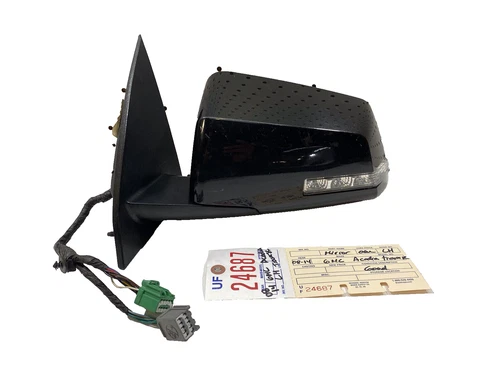 2009 2014 CHEVROLET TRAVERSE ACADIA LEFT SIDE VIEW POWER DOOR MIRROR OEM BLACK