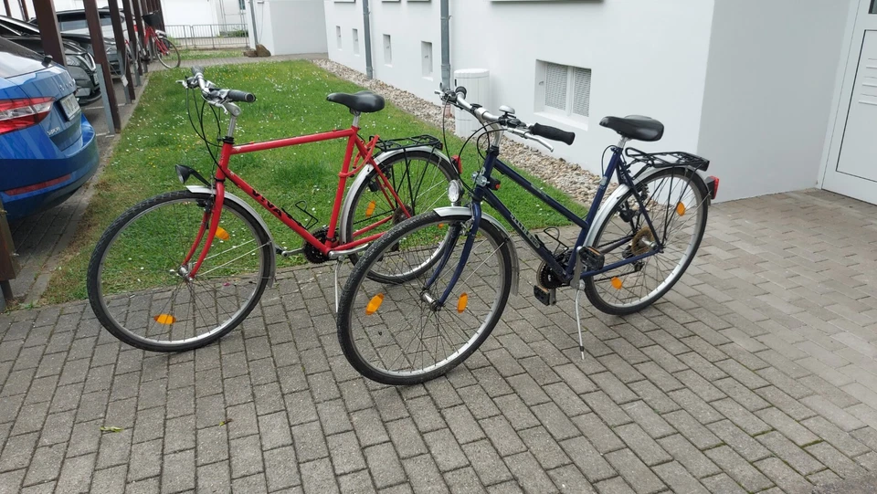 2x Trekking Rad Set - Männer und Frauenbike - Deltabikes 28Zoll mit Gepäckträger - Bild 4 von 4