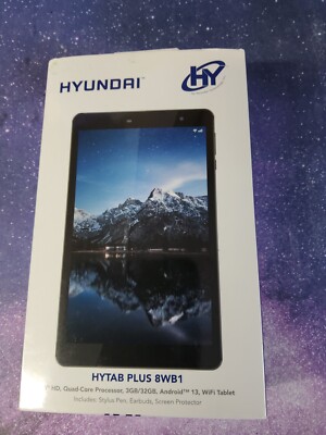 Hyundai Hytab Plus 8WB1 3GB/32GB Android 13 8'' HD Quad -Core Processor Tablet