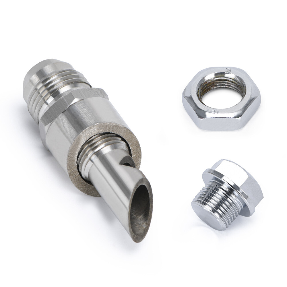 Exhaust Vacuum Fitting Universal Stainless Steel E-VAC Scavenger Crank - Foto 2