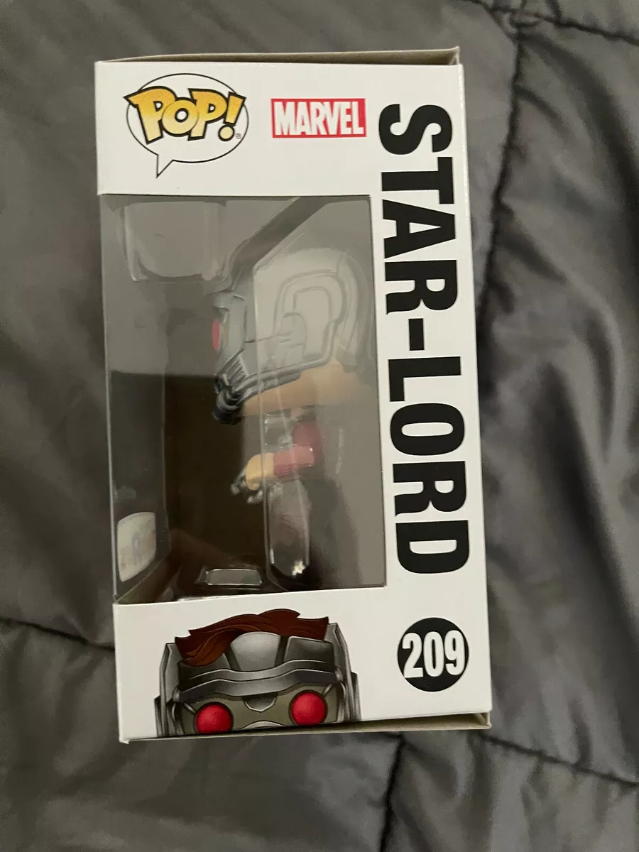 Funko Marvel Guardians of the Galaxy Vol. 2 POP Marvel Star-Lord Exclusive  Vinyl Bobble Head 209 One Blaster, Armor, Damaged Package - ToyWiz