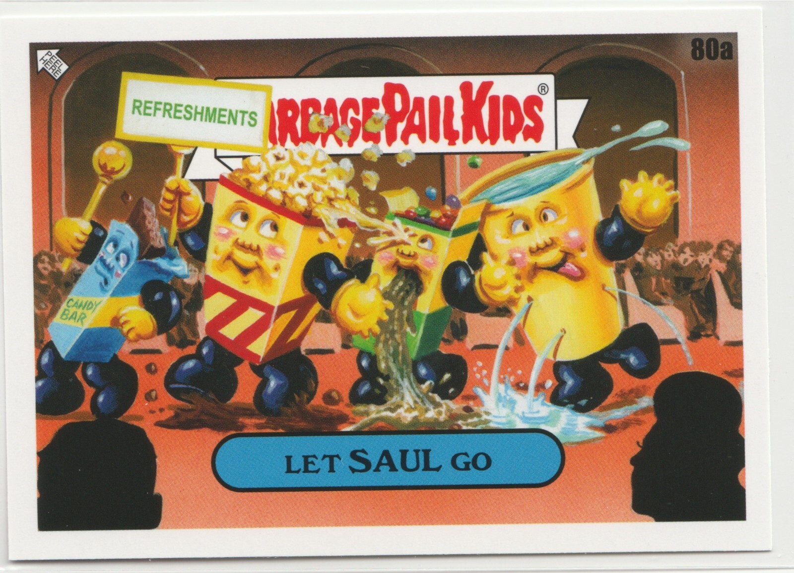 Saul Go #80a Garbage Pail Kids GPK 2021 Food Fight Card