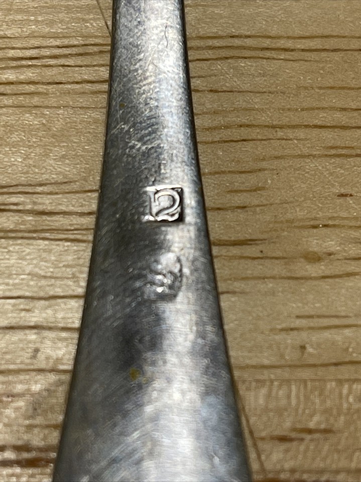 Antique 1800's German/Polish/Austrian 12 Loth Silver Serving Fork