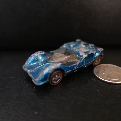 Hot Wheels Redlines Chaparral 2G Blue US 1969