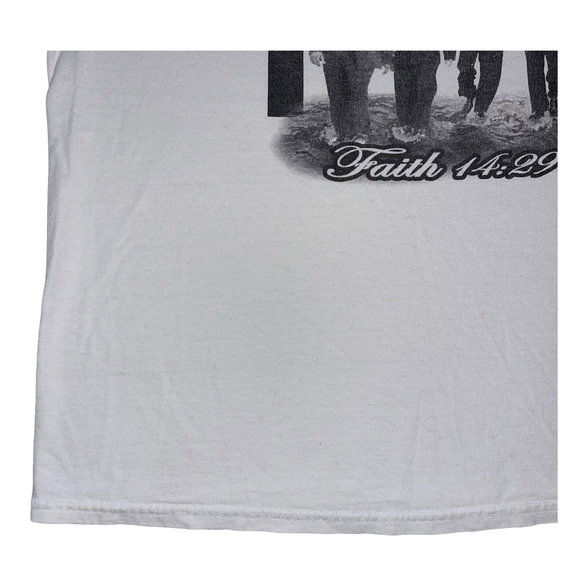 Vintage Gospel Rap Hip Hop T Shirt Faith 14:29 Mens XLarge 