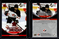 2023 UD Team Canada World Jr Prospectus Momentous Red #PM-45 Tanner Howe /549