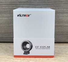 VILTROX EF-EOS M Lens Adapter Electronic Auto Focus Converter Canon BRAND NEW 