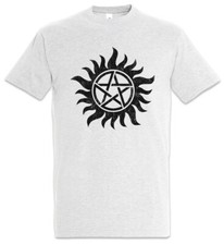 Anti Possession Symbol T-Shirt Supernatural Pentagram Sam Dean Fun Winchester