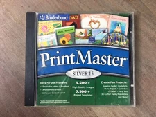 PRINT MASTER SILVER 15 : CD-ROM PC WIN 98/ME/2000/XP
