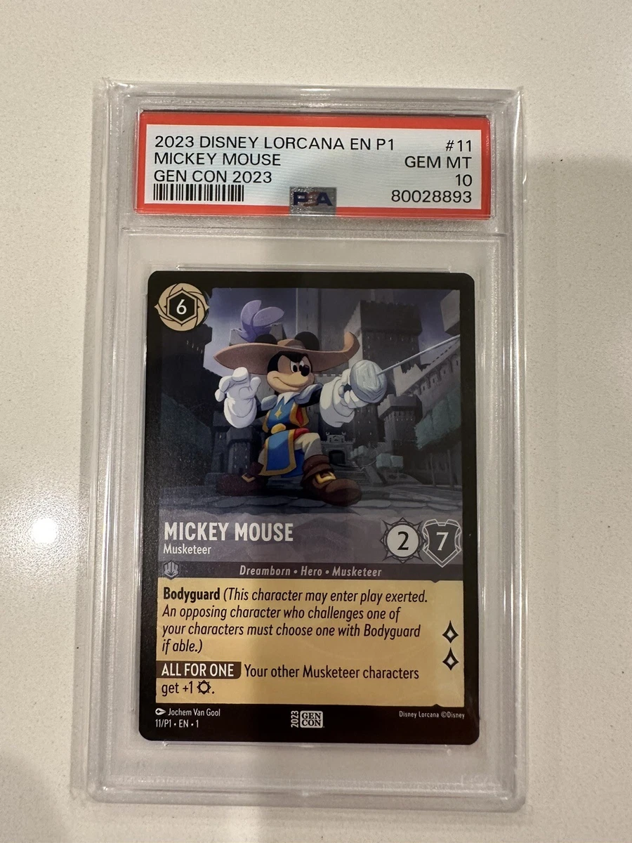 Mickey Mouse - Musketeer 11 Disney Lorcana Promo Cards for sale | eBay