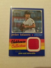 2020 Heritage Minors Clubhouse Collection Relic Jordan Balazovic Relic Blue /99