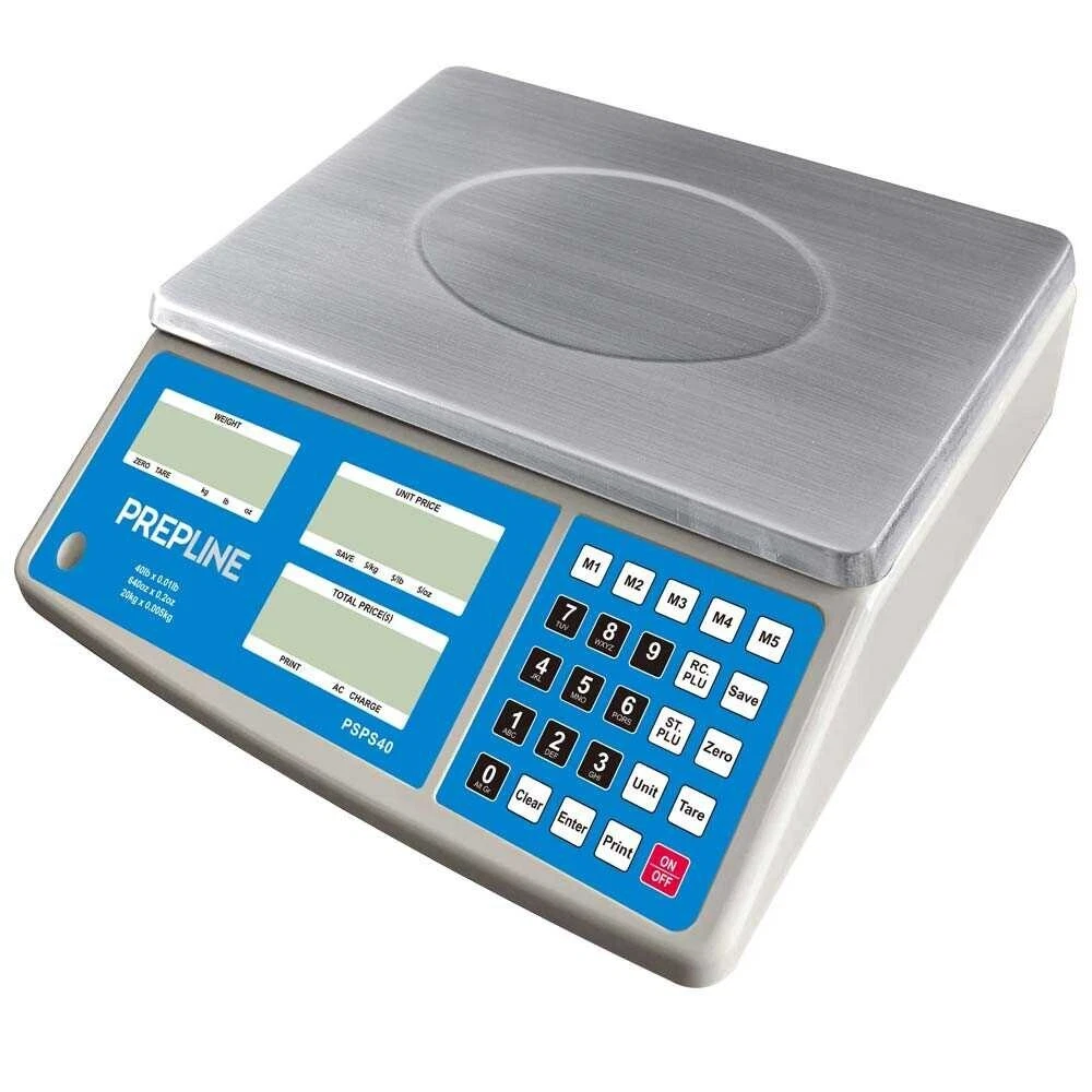 40 lb Digital Price Computing Scale - Legal for Trade, Commercial Use