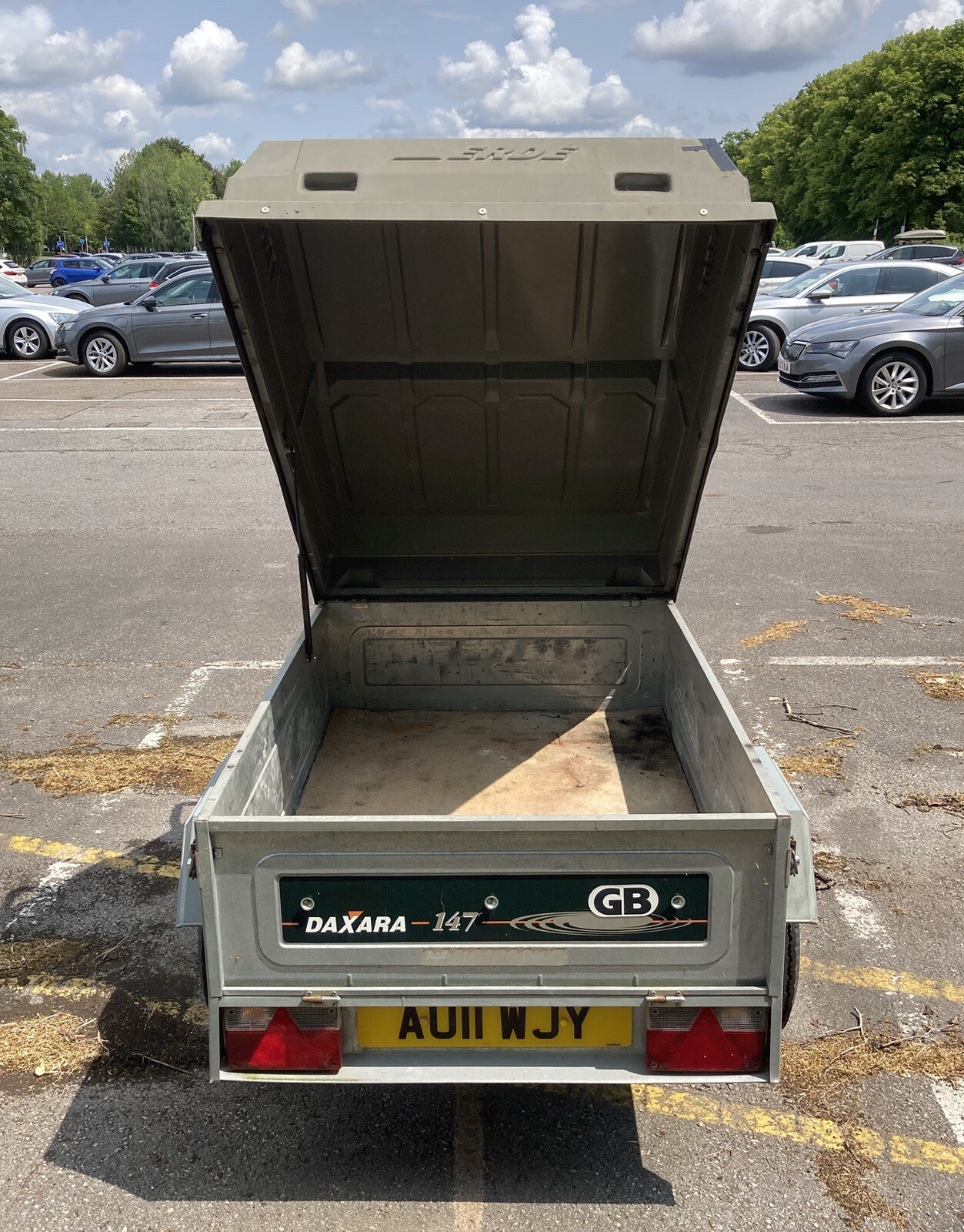 Daxara 147 Trailer With Erde Hardtop And Roof Bars eBay