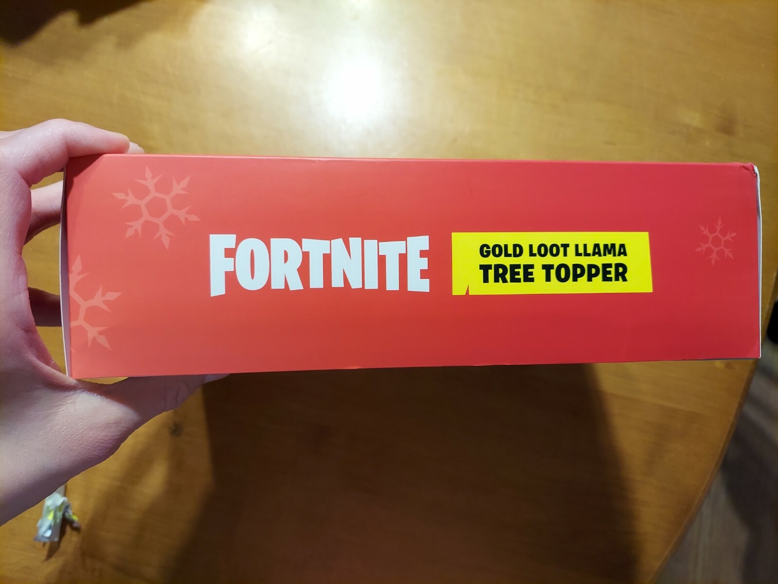Fortnite Gold Loot Llama Christmas Tree Topper Collectible 6.5" Non