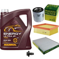 Mann Inspektionspaket 5 L Mannol Energy Ultra JP 5W-20 FüR Ford Ecosport Fiesta