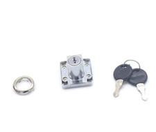 2Pc eel Part File Cabinet Door Tool Box Panel Replacement Desk Drawer Lock Keys