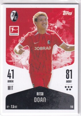 Topps Match Attax Bundesliga 24/25 Karte Nr. 116 Ritsu Doan