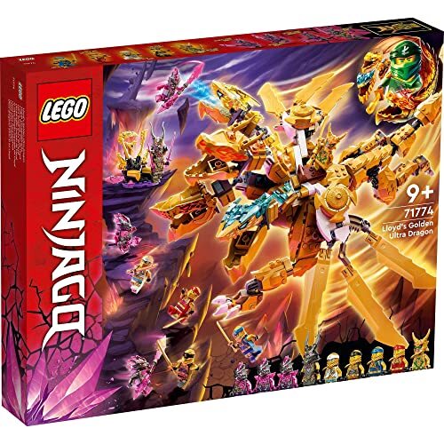 ぬいぐるみ Toyfi LEGO Ninjago 71774 Lloyd Golden Ultra Dragon Toy Block