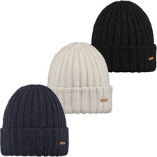 Barts Womens Bayne Soft Comfy Chunky Knit Knitted Warm Winter Beanie Hat