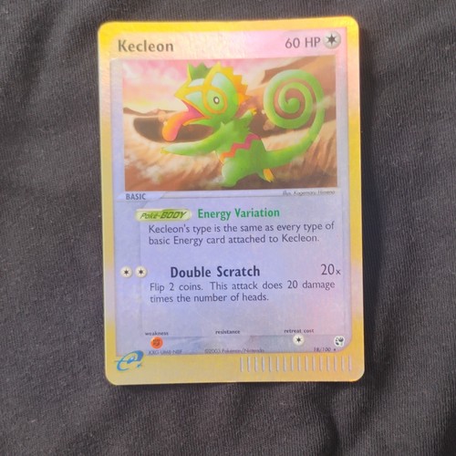 Pokemon TCG Kecleon 18/100 EX Sandstorm Reverse Holo Rare 60 HP English