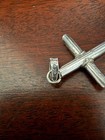 MEXICO 925 Silver  Vintage Etched Cross Pendant — photo 5