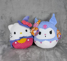 Hello Kitty 8" Soft Plush Lot Of 2 Squishmallow Hello Kitty  Kuromi 2025 NWT